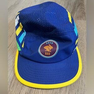 Blue and Yellow Running Hat